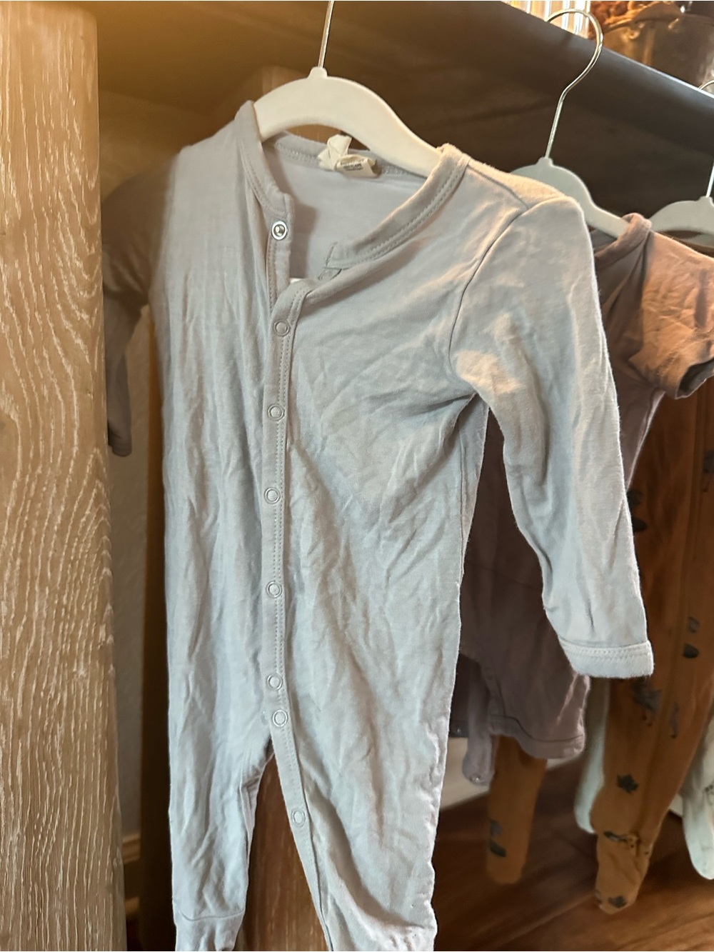 6x - Kyte BABY 0-3M - Neutral and Rust Mixed Sleepwear Set - Picture 2 of 8